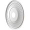 Ekena Millwork Berkshire PVC Medallion (Canopies up to 8 3/8"), 19"OD x 3 1/2"ID x 1"P, Metallic Mist CMP19BEEPE - alternate 3